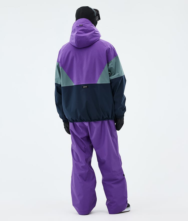 Dope Spartan Snowboardjakke Herre Sport Vivid Purple/Atlantic/Dark Blue, Image 3 of 8
