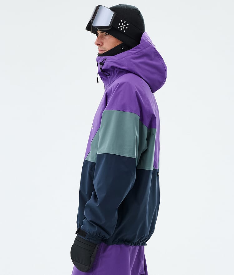 Dope Spartan Ski Jacket Men Sport Vivid Purple/Atlantic/Dark Blue, Image 5 of 8