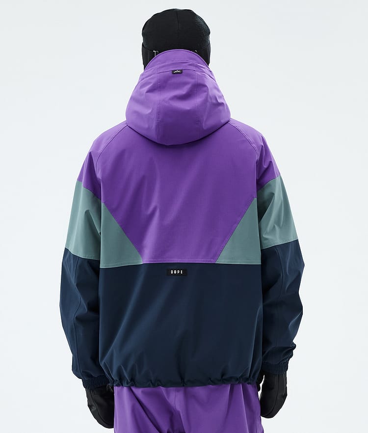 Dope Spartan Snowboardjakke Herre Sport Vivid Purple/Atlantic/Dark Blue, Image 6 of 8
