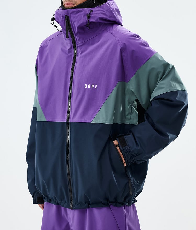 Dope Spartan Snowboardjakke Herre Sport Vivid Purple/Atlantic/Dark Blue, Image 7 of 8