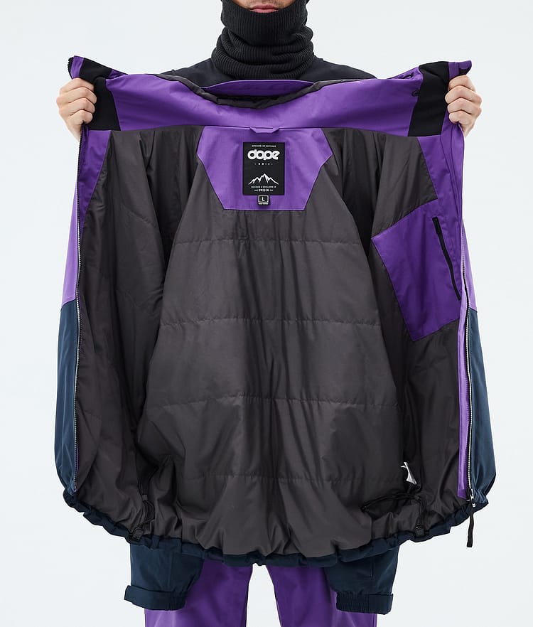 Dope Spartan Snowboardjakke Herre Sport Vivid Purple/Atlantic/Dark Blue, Image 8 of 8