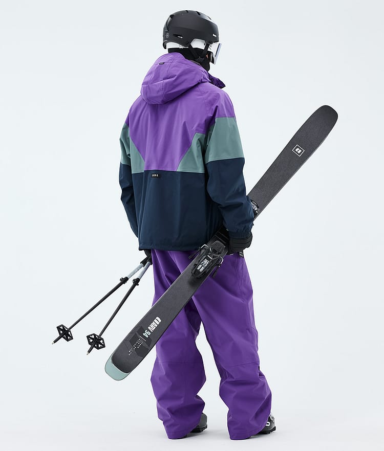 Dope Spartan Ski Outfit Men Vivid Purple/Atlantic/Dark Blue, Image 2 of 2