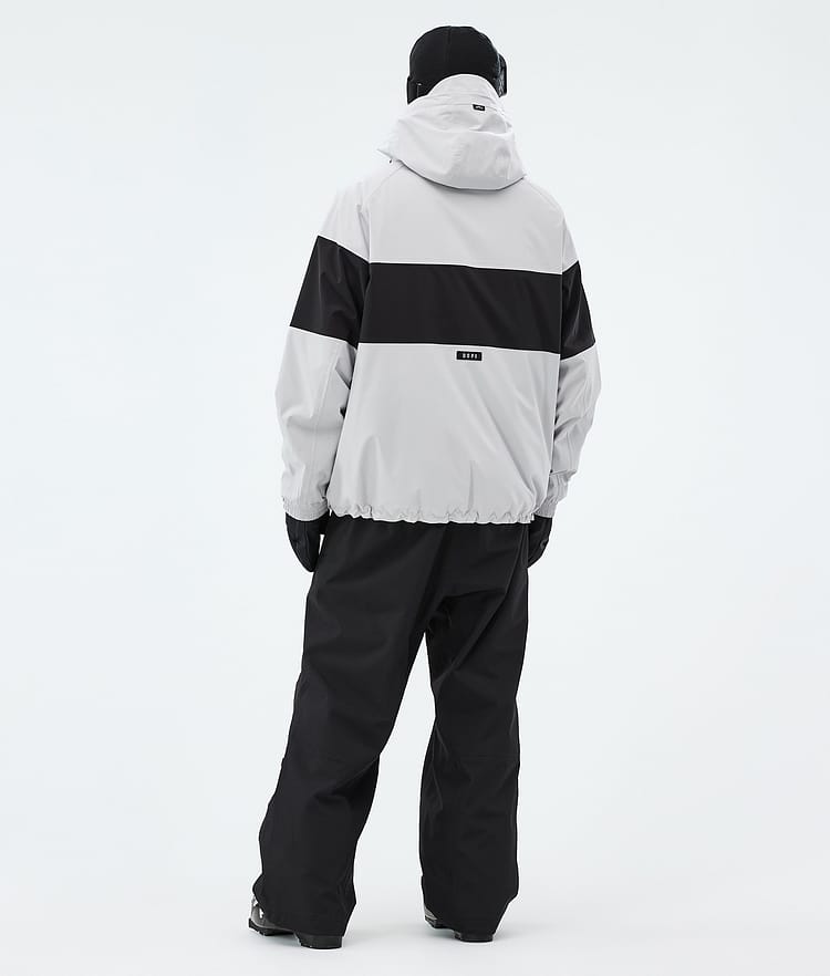 Dope Spartan Giacca Sci Uomo Stripe Light Grey/Black, Image 3 of 8