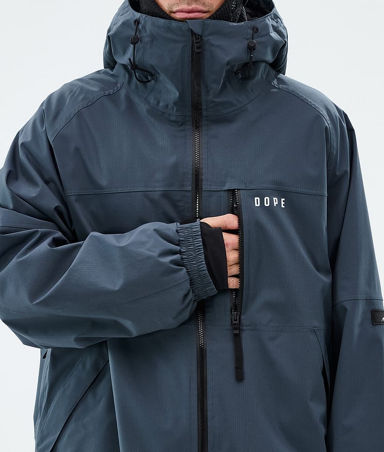 Dope Apex Snowboard Jacket Men Metal Blue, Image 8 of 9