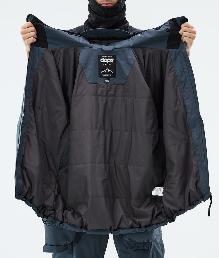 Dope Apex Ski Jacket Men Metal Blue, Image 9 of 9