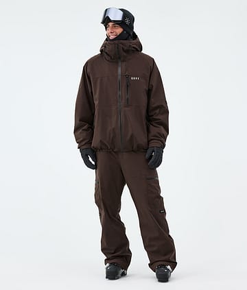 Dope Apex Ski Outfit Dark Brown