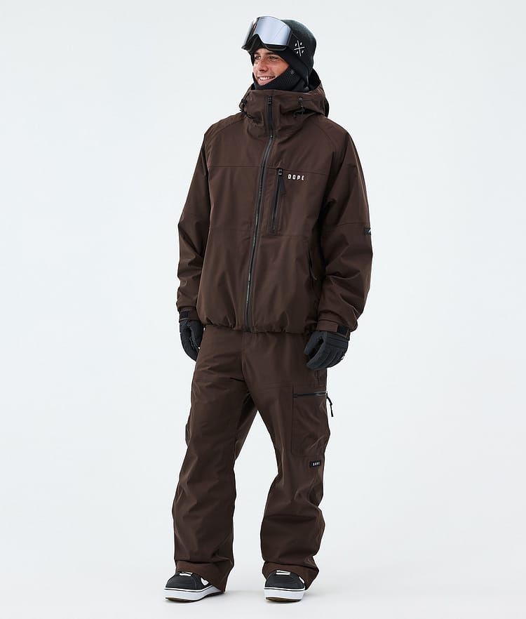 Dope Apex Snowboard Jacket Men Dark Brown, Image 2 of 9