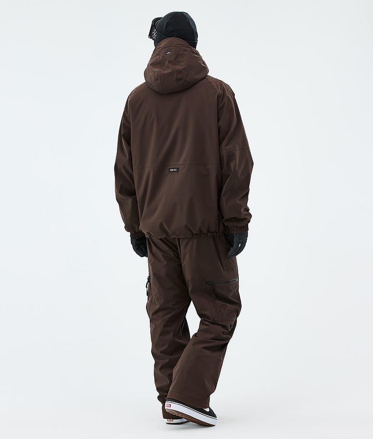 Dope Apex Snowboard Jacket Men Dark Brown, Image 3 of 9