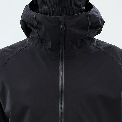Mezza zip con paravento interno