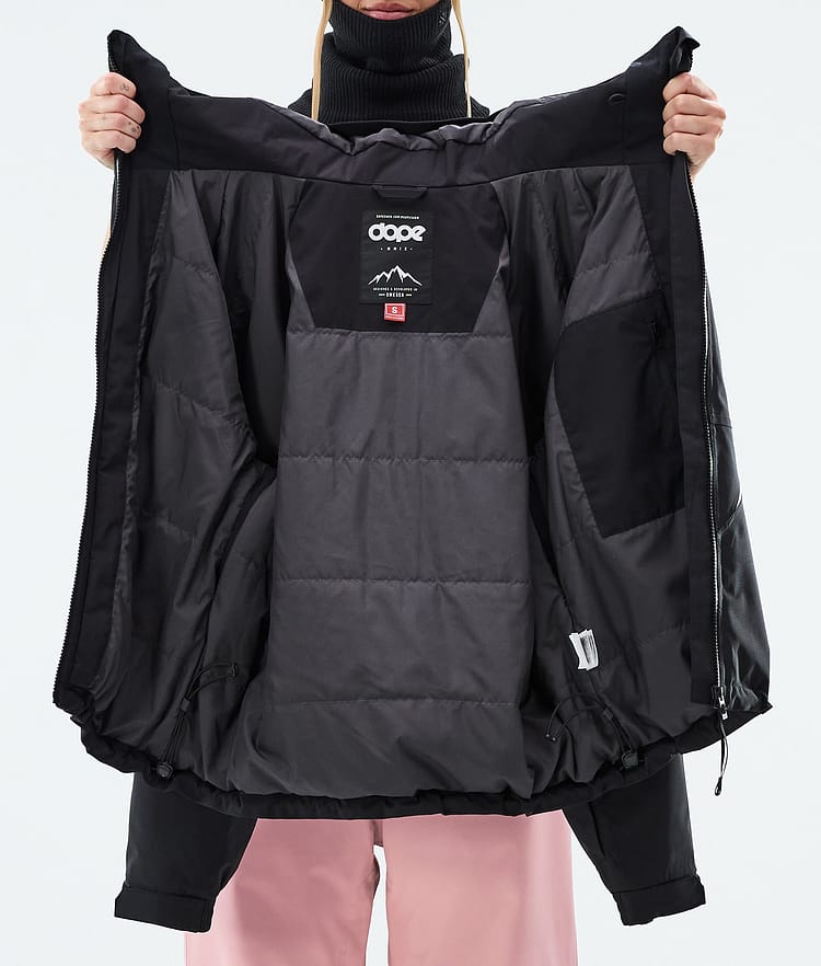 Dope Spartan W Snowboardjacke Damen Spike Black/Soft Pink, Image 8 of 8