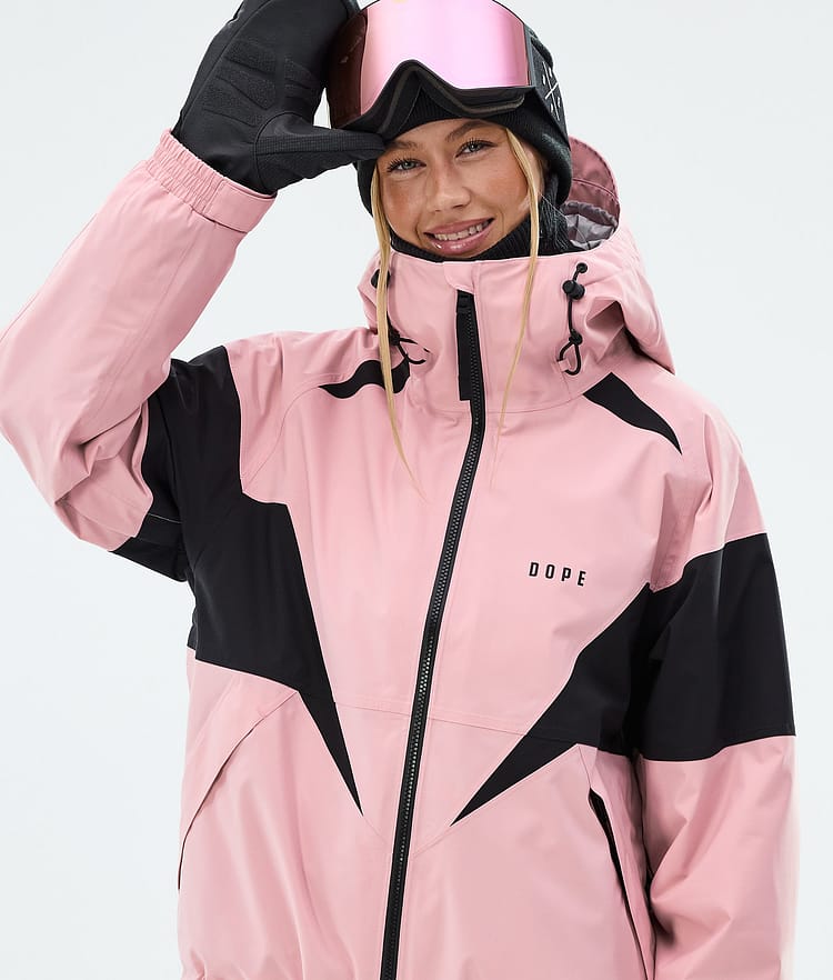 Dope Spartan W Snowboardjacke Damen Spike Soft Pink/Black, Image 4 of 8