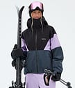 Dope Spartan W Ski jas Dames Sport Black/Faded Violet/Metal Blue