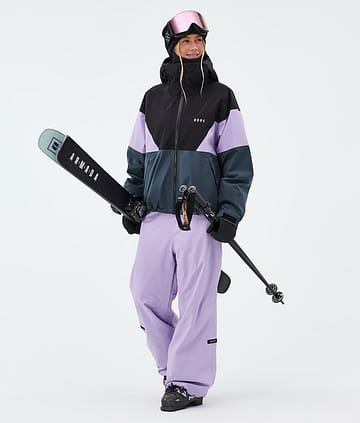 Dope Spartan W Ski Outfit Black/Faded Violet/Metal Blue