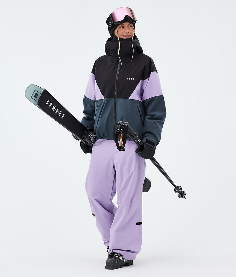 Dope Spartan W Giacca Sci Donna Sport Black/Faded Violet/Metal Blue, Image 2 of 8