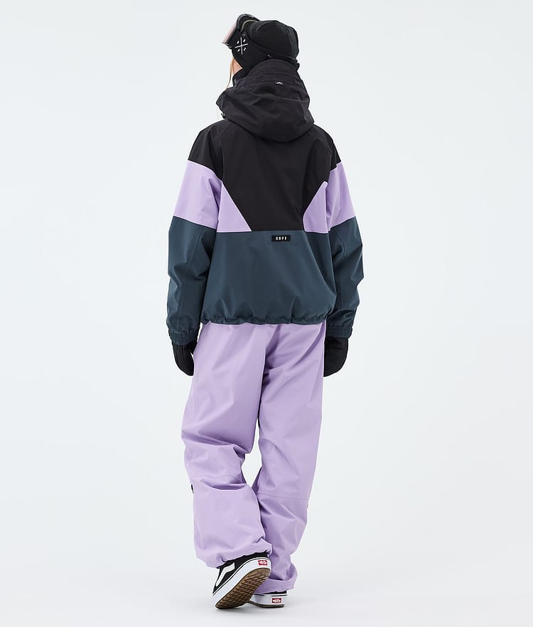 Dope Spartan W Snowboardjakke Dame Sport Black/Faded Violet/Metal Blue, Image 3 of 8