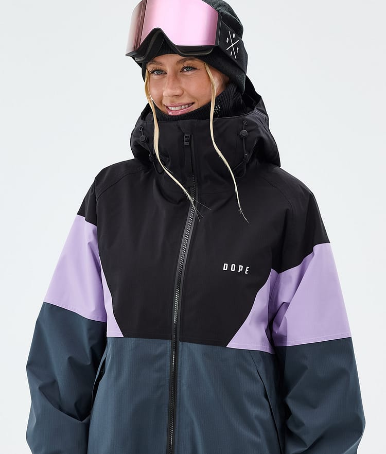 Dope Spartan W Giacca Sci Donna Sport Black/Faded Violet/Metal Blue, Image 4 of 8