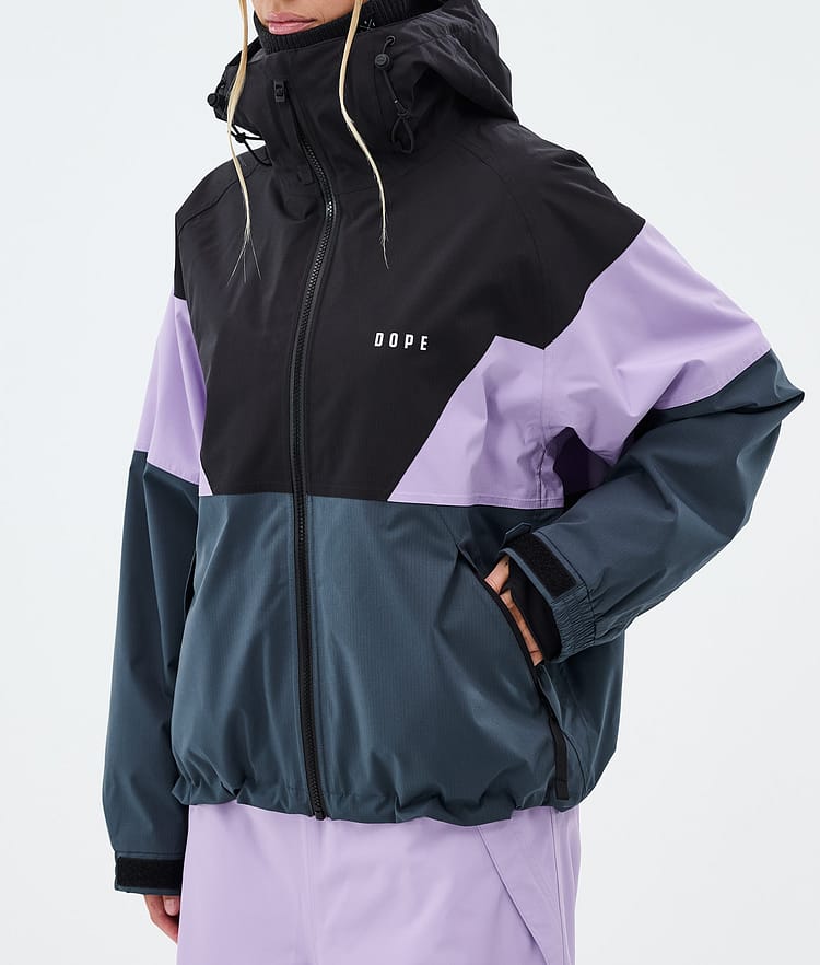 Dope Spartan W Giacca Sci Donna Sport Black/Faded Violet/Metal Blue, Image 7 of 8