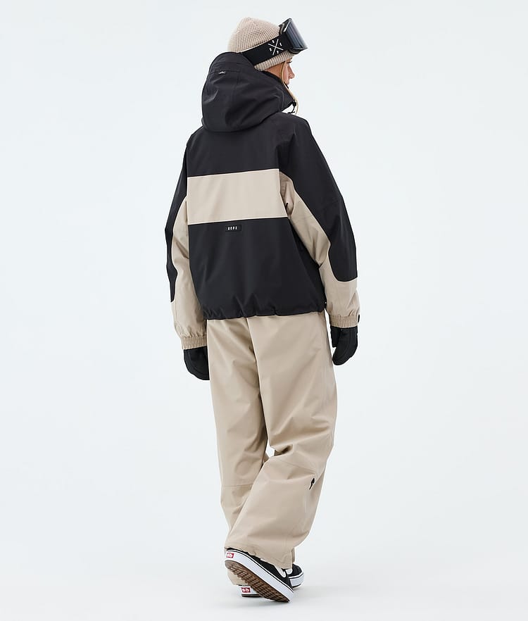 Dope Spartan W Giacca Snowboard Donna Stripe Black/Sand, Image 3 of 8