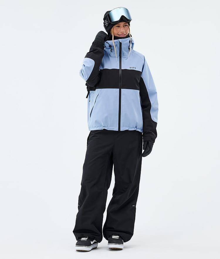 Dope Spartan W Giacca Snowboard Donna Stripe Light Blue/Black, Image 2 of 8