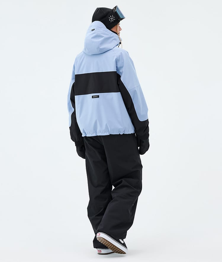 Dope Spartan W Giacca Snowboard Donna Stripe Light Blue/Black, Image 3 of 8