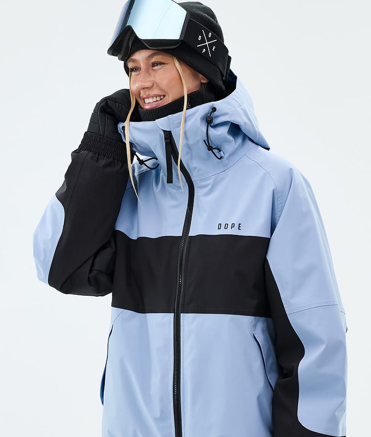 Dope Spartan W Giacca Sci Donna Stripe Light Blue/Black, Image 4 of 8