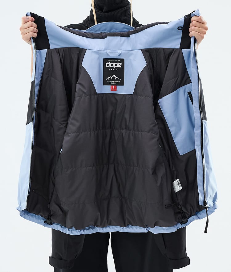 Dope Spartan W Giacca Sci Donna Stripe Light Blue/Black, Image 8 of 8