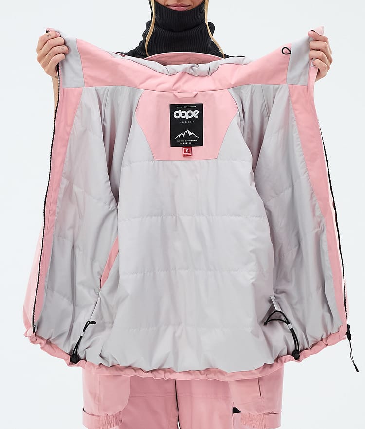 Dope Apex W Snowboardjacke Damen Soft Pink, Image 9 of 9