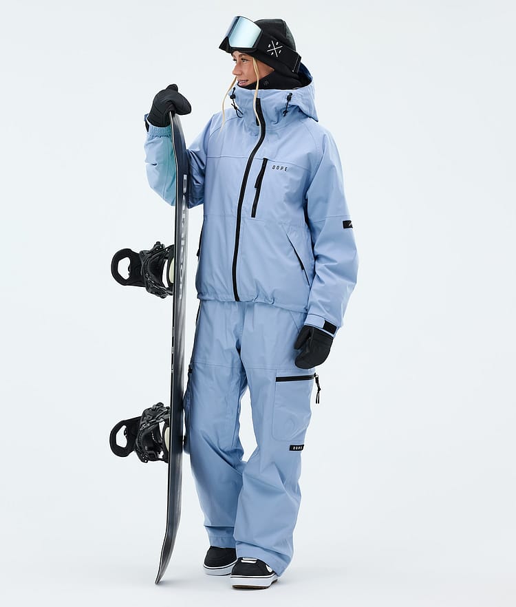 Dope Apex W Giacca Snowboard Donna Light Blue, Image 2 of 9