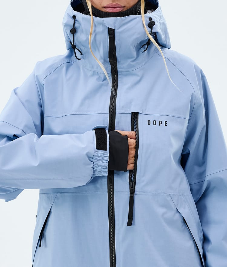 Dope Apex W Giacca Sci Donna Light Blue, Image 8 of 9