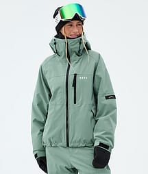 Dope Apex W Skijacke Damen Faded Green