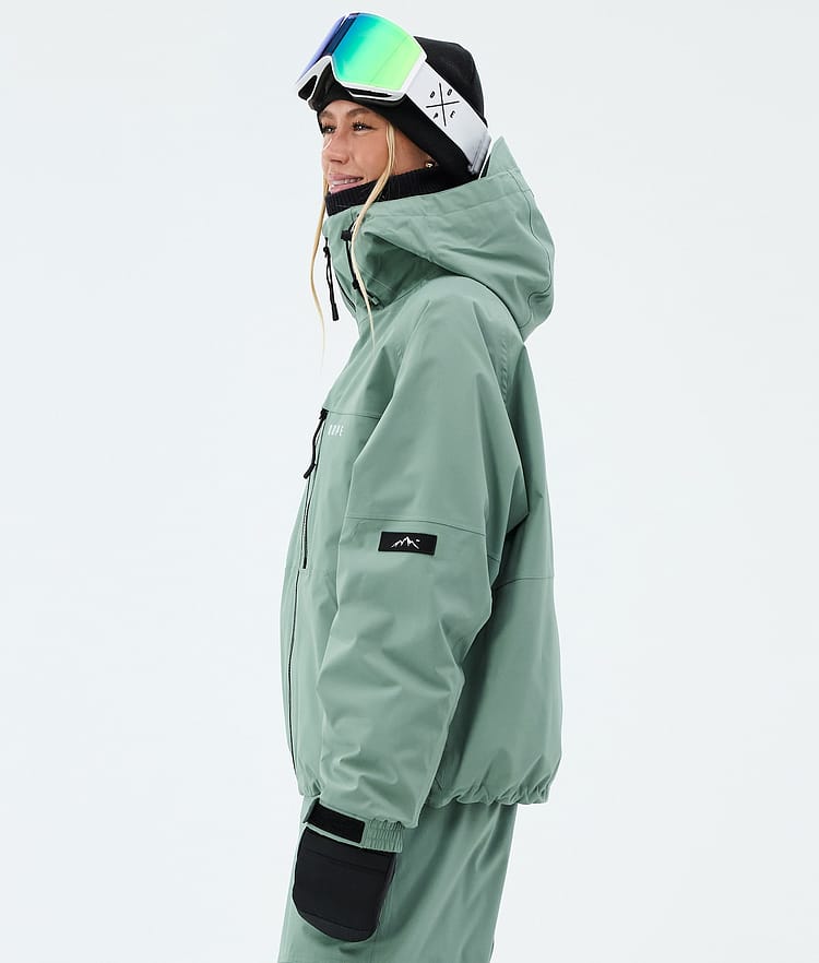 Dope Apex W Giacca Sci Donna Faded Green, Image 5 of 9