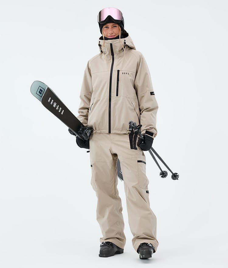 Dope Apex W Ski Jacket Women Sand, Image 2 of 9