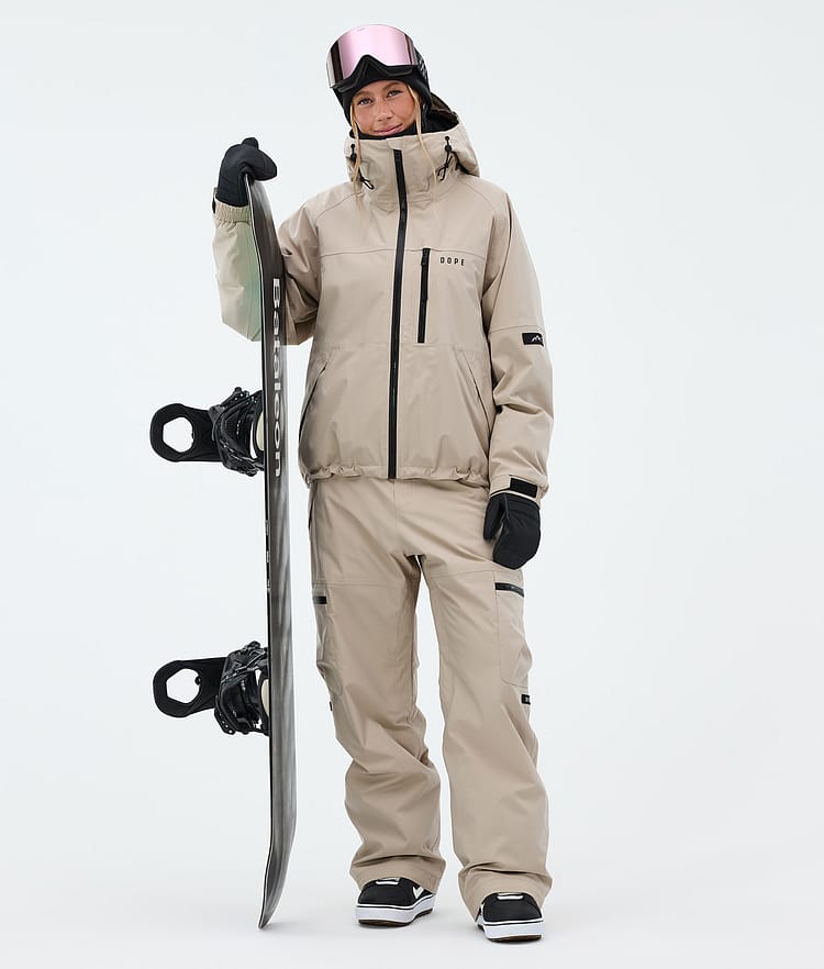 Dope Apex W Giacca Snowboard Donna Sand, Image 2 of 9