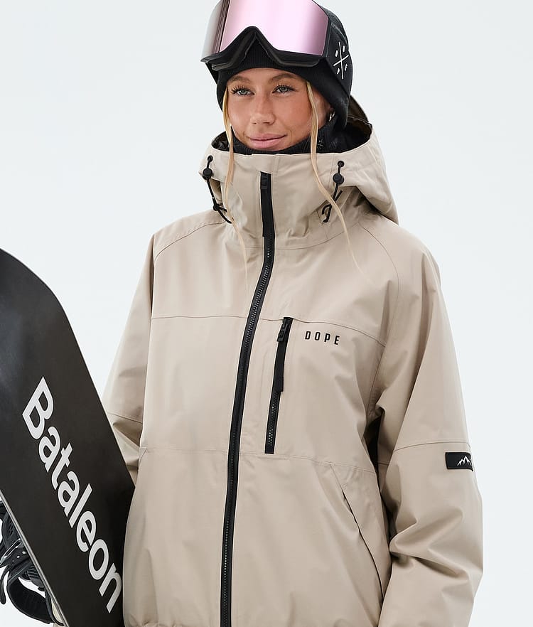 Dope Apex W Snowboardjacke Damen Sand, Image 4 of 9