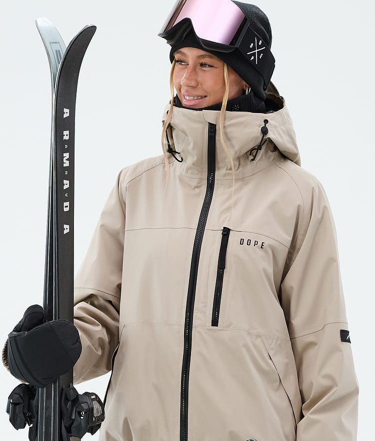 Dope Apex W Ski Jacket Women Sand, Image 4 of 9