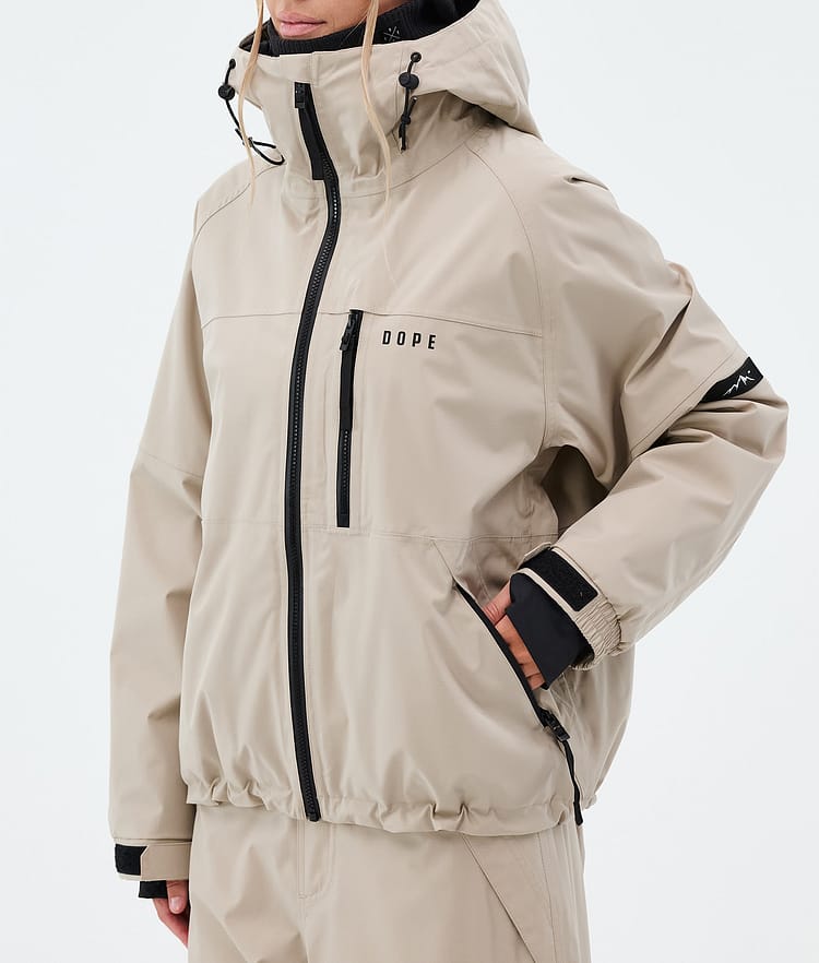 Dope Apex W Snowboardjacke Damen Sand, Image 7 of 9