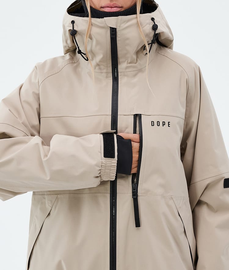Dope Apex W Ski Jacket Women Sand, Image 8 of 9