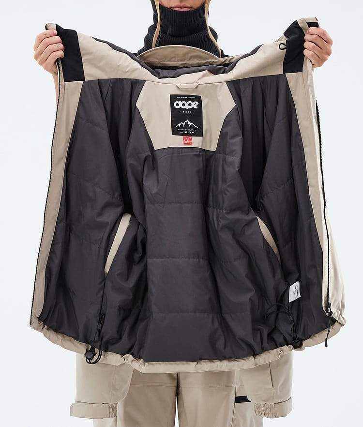 Dope Apex W Ski Jacket Women Sand, Image 9 of 9