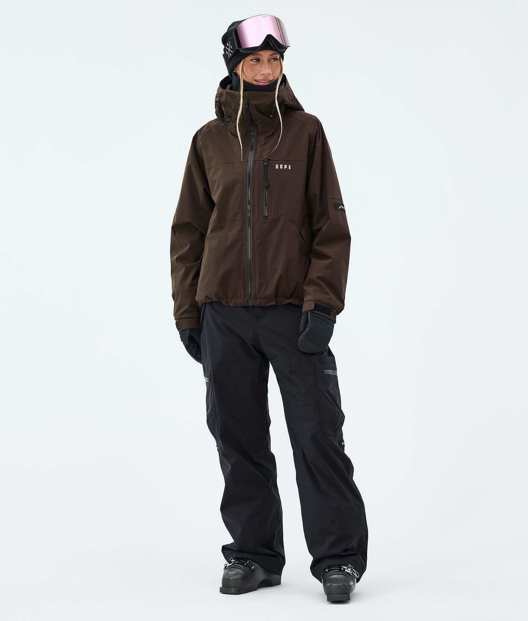 Dope Apex W Outfit Narciarski Kobiety - Dark Brown/Black