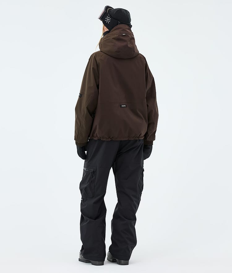 Dope Apex W Giacca Sci Donna Dark Brown, Image 3 of 9