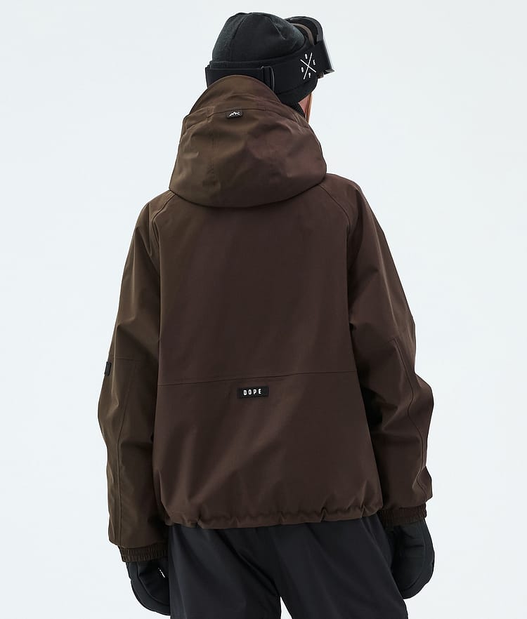 Dope Apex W Giacca Sci Donna Dark Brown, Image 6 of 9