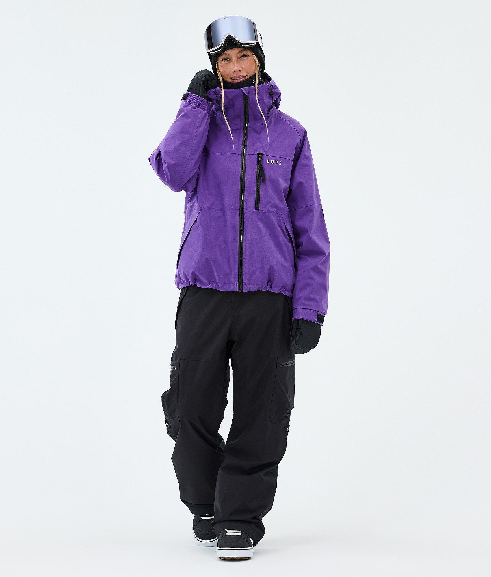 Dope Apex W Outfit Snowboardowy Kobiety - Vivid Purple/Black