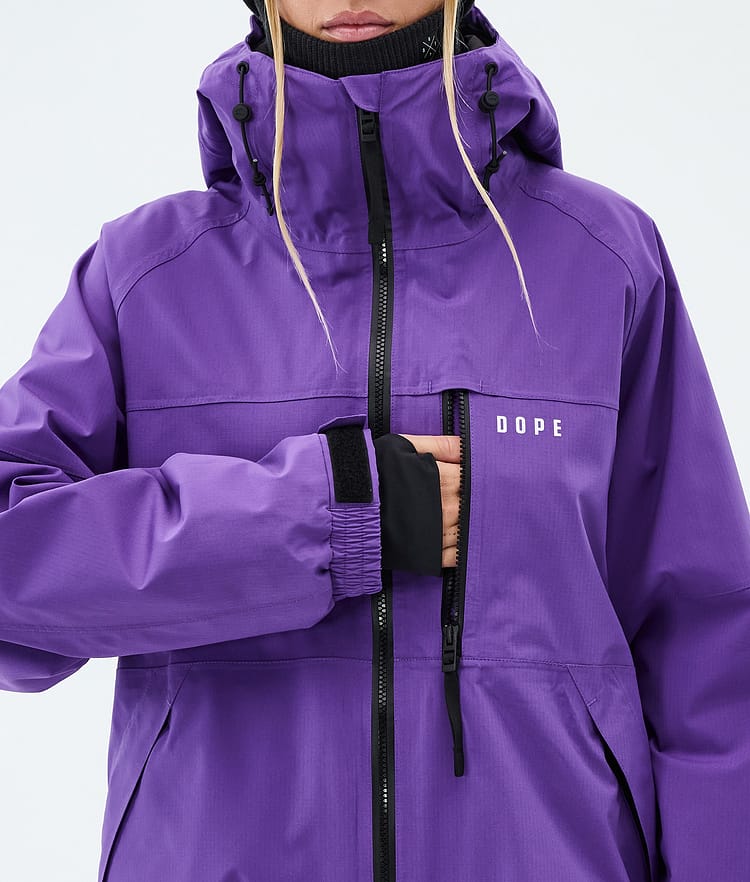 Dope Apex W Giacca Snowboard Donna Vivid Purple, Image 8 of 9