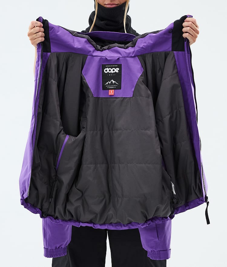 Dope Apex W Giacca Snowboard Donna Vivid Purple, Image 9 of 9