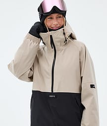 Dope Arnok W Bunda na Snowboard Dámské Sand/Black