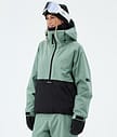 Dope Arnok W Snowboardjacke Damen Faded Green/Black