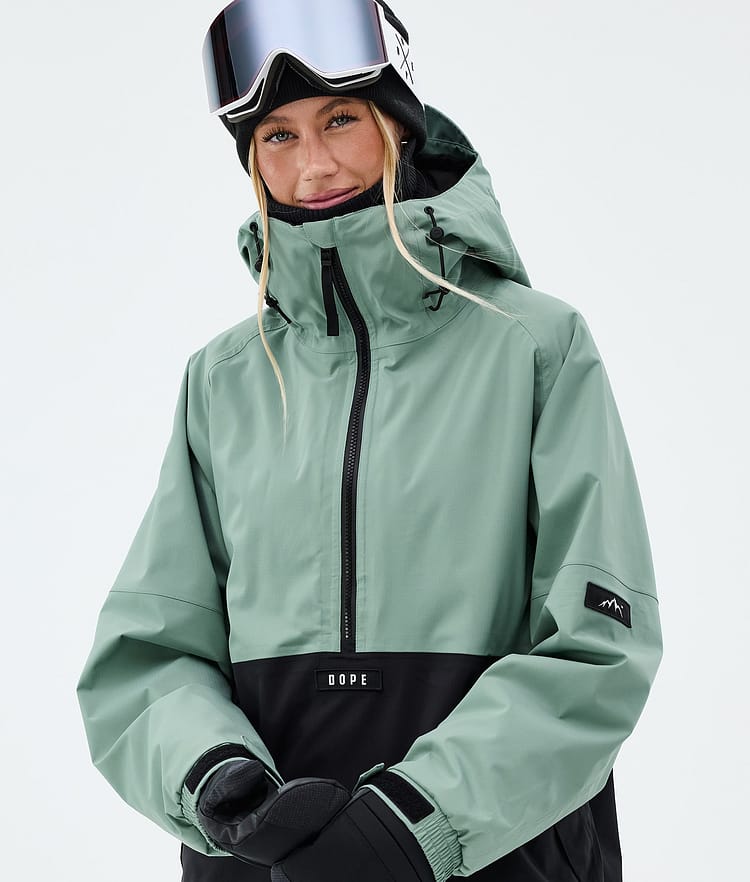 Dope Arnok W Ski jas Dames Faded Green/Black, Image 4 of 8