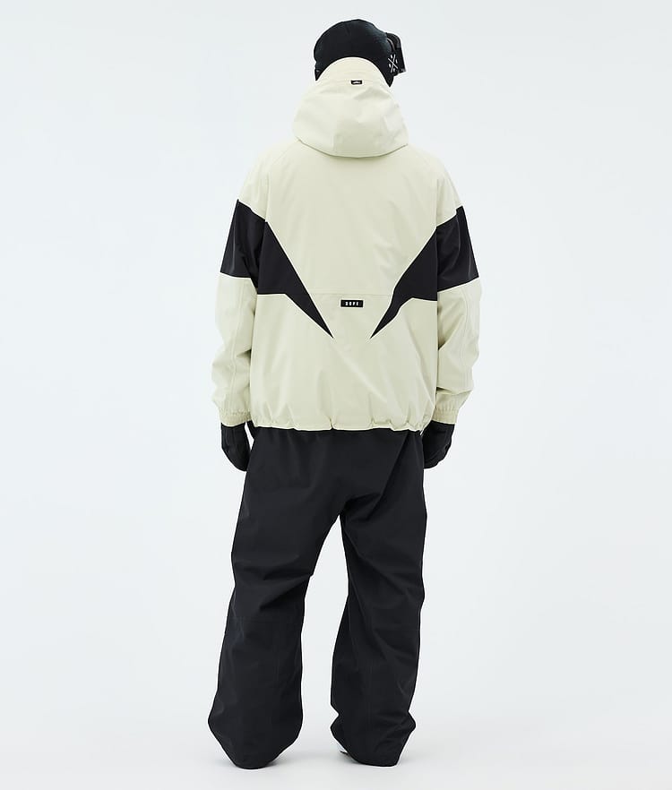 Dope Spartan Snowboardjakke Herre Spike Dirty White/Black, Image 3 of 8