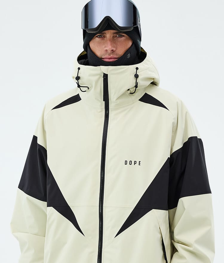 Dope Spartan Snowboardjakke Herre Spike Dirty White/Black, Image 4 of 8