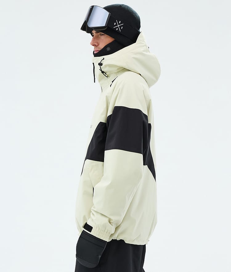 Dope Spartan Snowboardjakke Herre Spike Dirty White/Black, Image 5 of 8